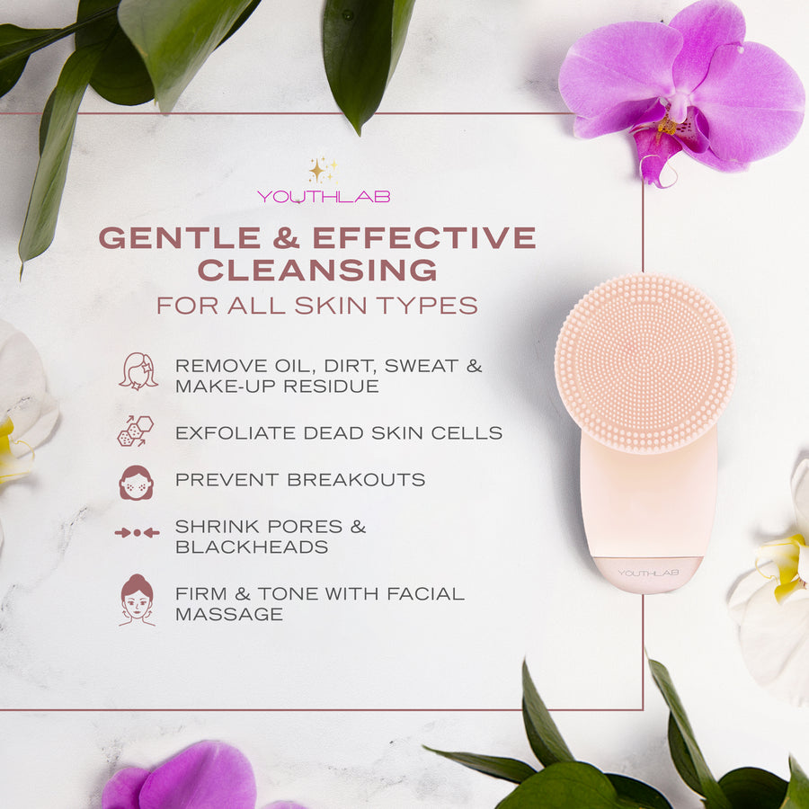 SoniGlow<br>Sonic Silicone Cleansing Brush